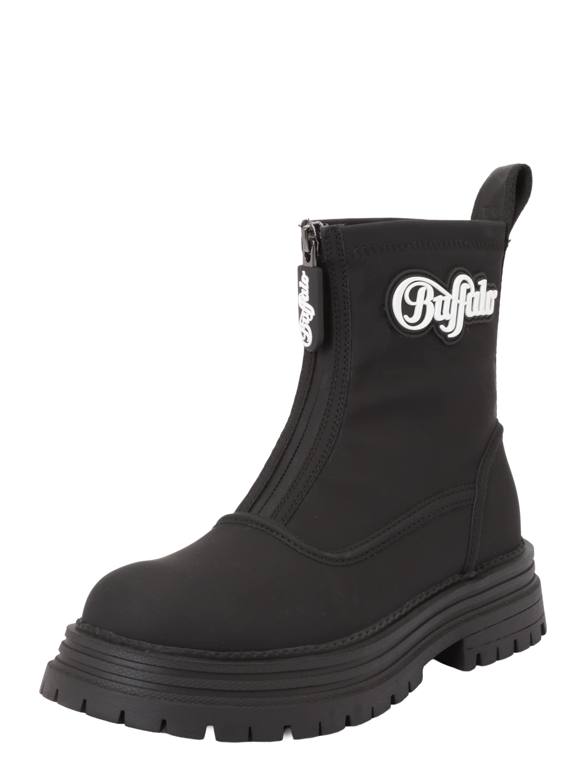 BUFFALO Enkellaarsjes 'Lennox' in Zwart: voorkant