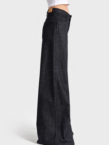Wide Leg Jean 'Palazzo High Rise Jeans' IT'S BASIC en bleu