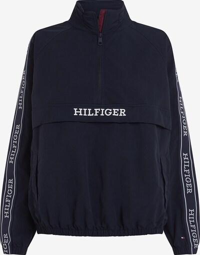 TOMMY HILFIGER Übergangsjacke in nachtblau / burgunder / wei�ß, Produktansicht