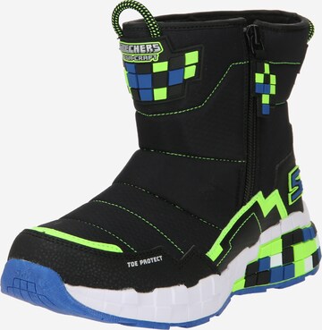 Skechers Kids Snowboots 'MEGA CRAFT CUBOFORCE' in Schwarz: predná strana