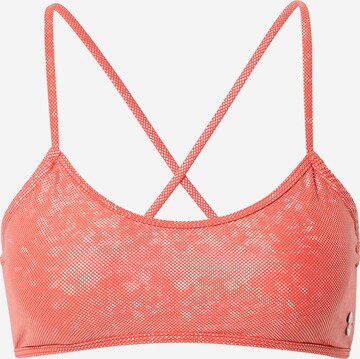 Bustier Hauts de bikini Calvin Klein Swimwear en orange : devant