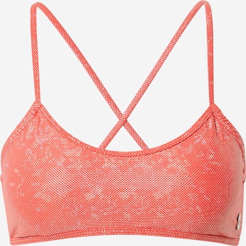 Calvin Klein Swimwear Bralette Bikini top in Orange: front