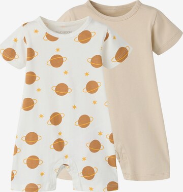 TWO SOON Schlafanzug in Beige: Vorderseite