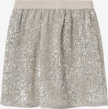 NAME IT Skirt in Silver: front