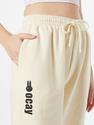 Ocay Tapered Hose 'Cuff' in Beige