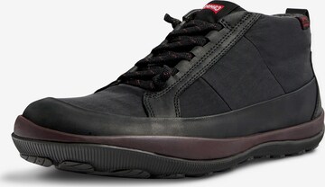 CAMPER Lace-Up Boots 'Peu Pista' in Black: front