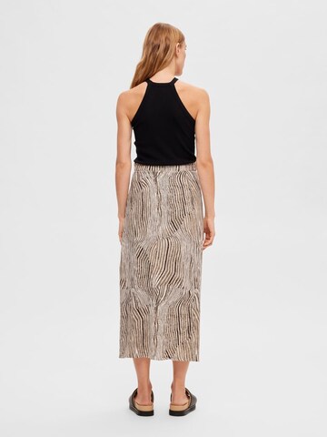 SELECTED FEMME Skirt in Beige