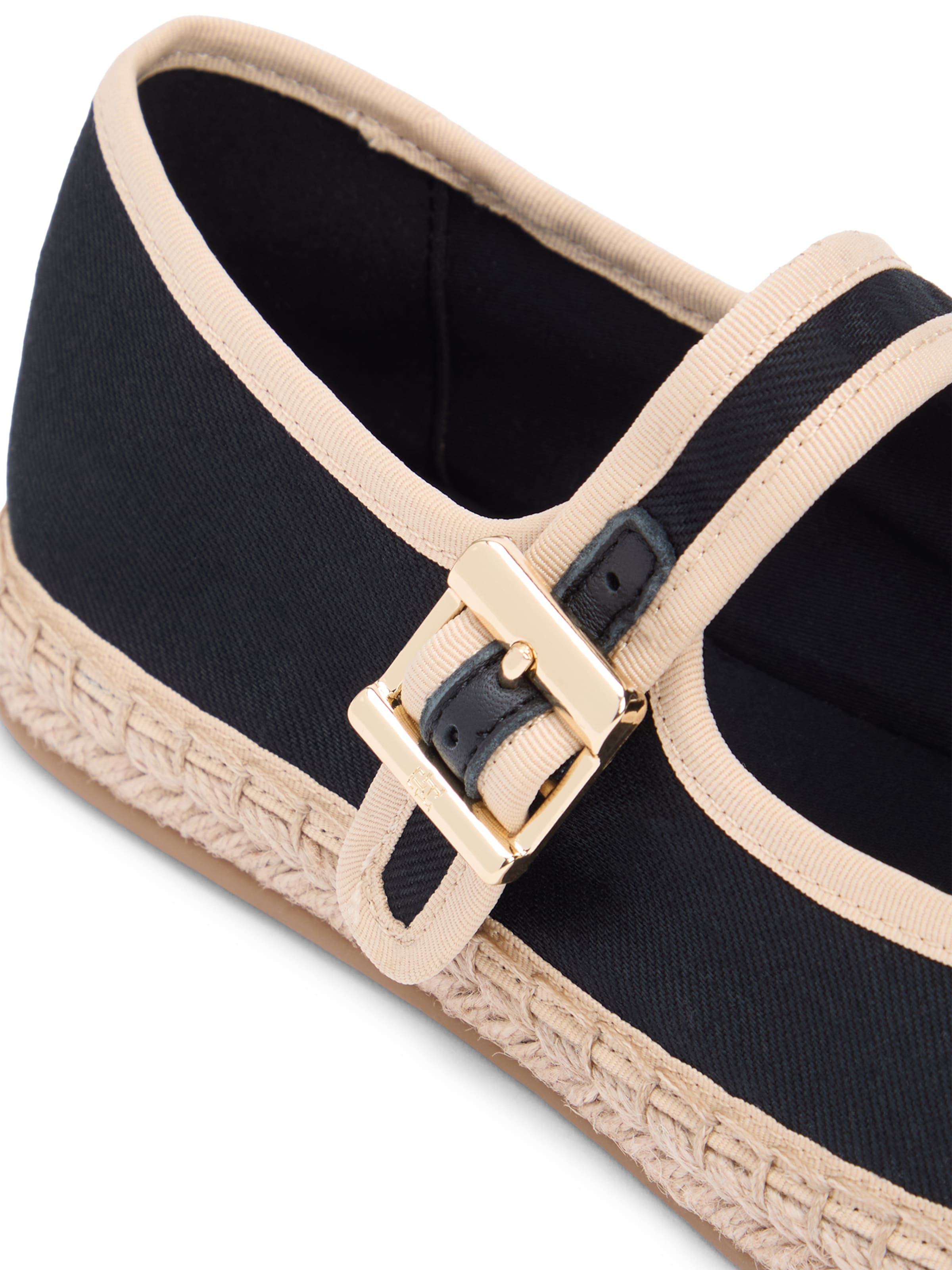 TOMMY HILFIGER Espadryle w kolorze czarny
