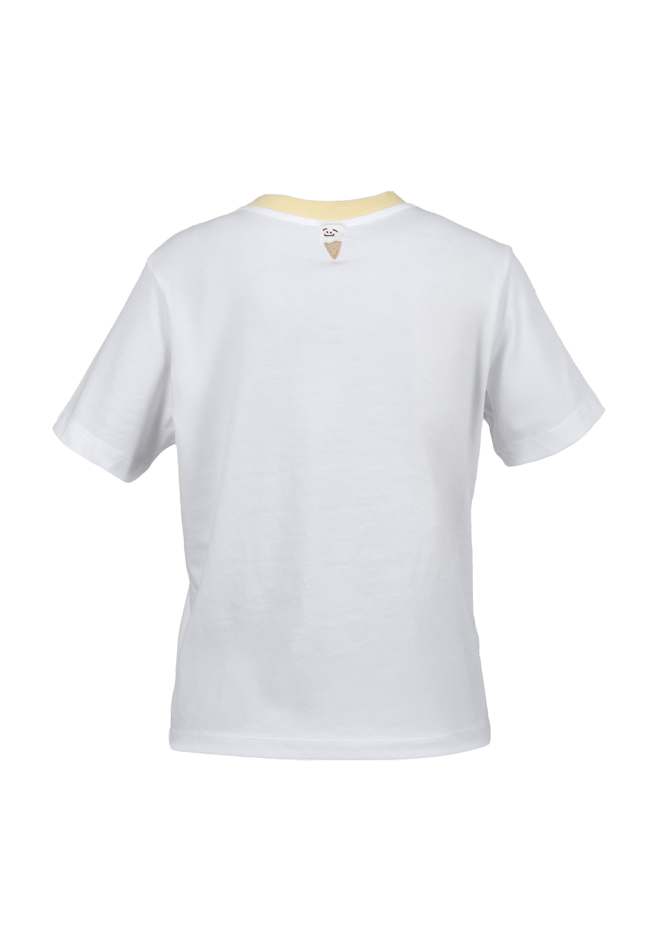 Kleinigkeit - Camisa 'Free Ice Cream' em amarelo