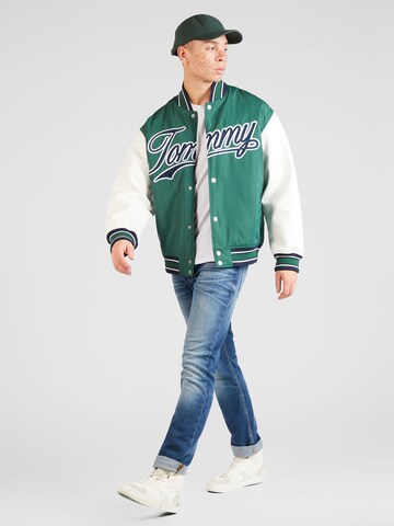 Tommy Jeans - Chaqueta de entretiempo en verde