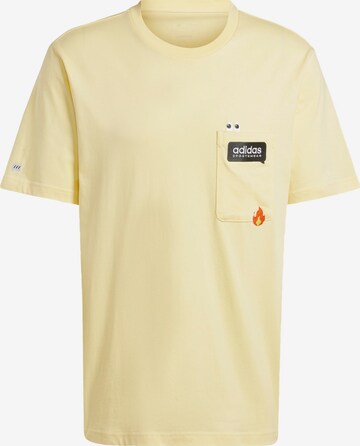 ADIDAS SPORTSWEAR Performance Shirt in Yellow: front