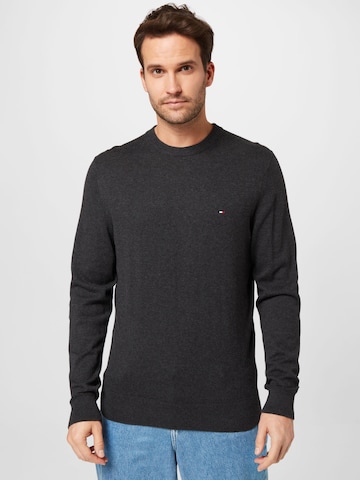 TOMMY HILFIGER Svetr – šedá: přední strana