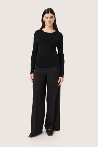 Pull-over 'Spina' SOAKED IN LUXURY en noir