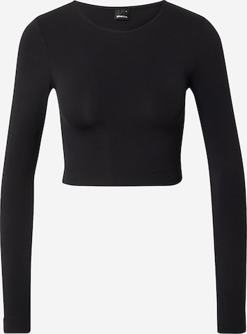 Gina Tricot - Camiseta 'Cassie' en negro: frente