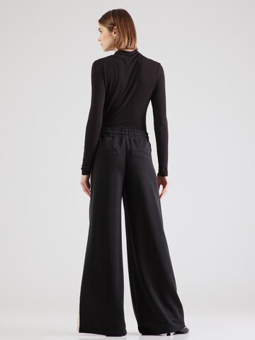 Wide leg Pantaloni de la Elias Rumelis pe negru