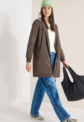 CECIL Between-Seasons Coat in Brown