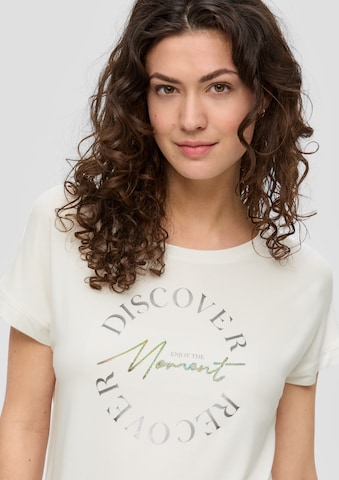 T-shirt s.Oliver en blanc