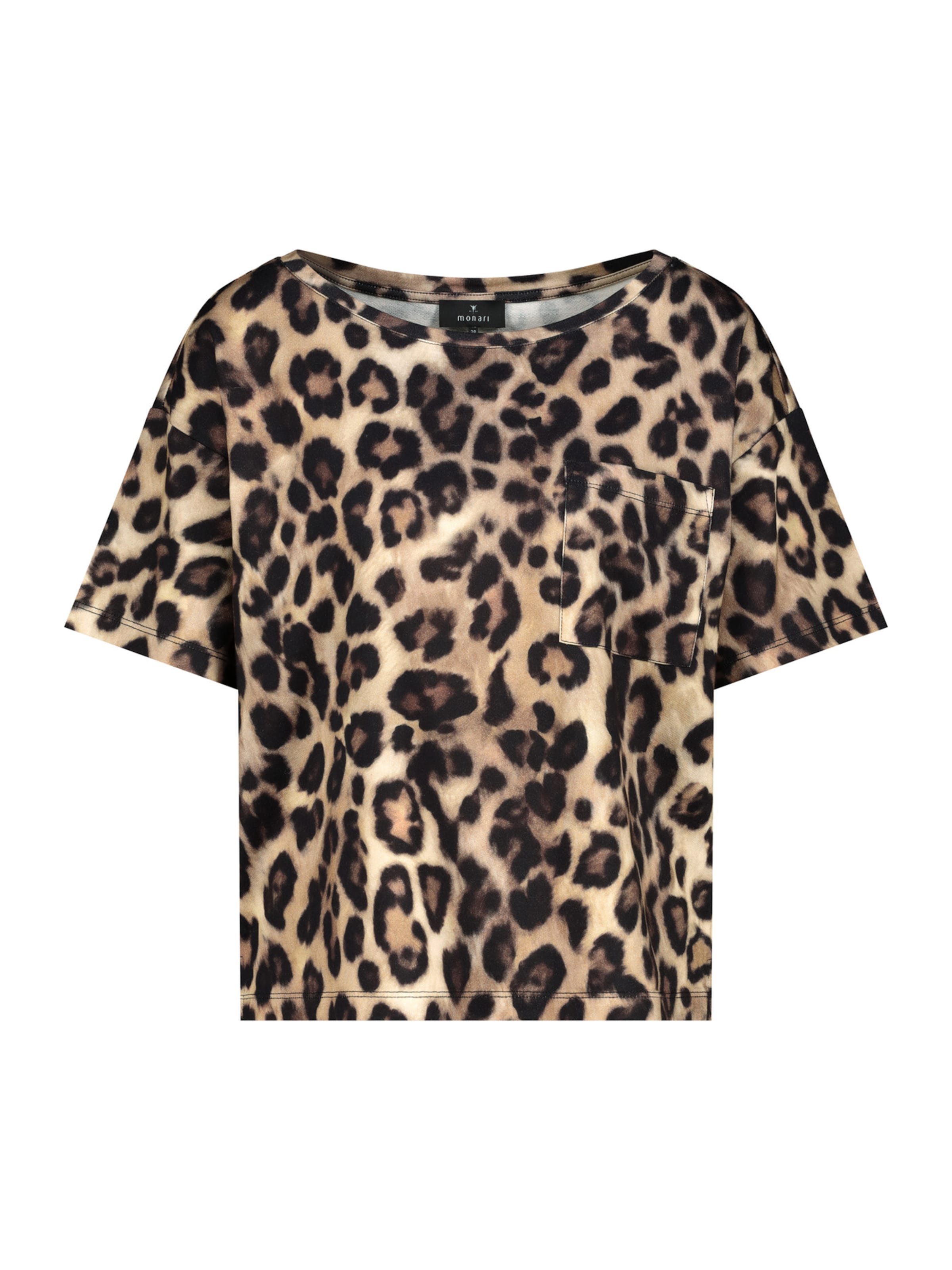 T-shirt monari en marron : devant