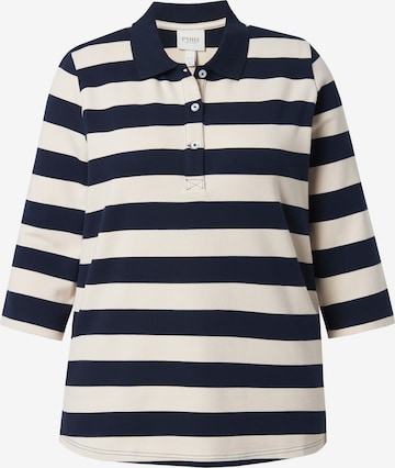 Ulla Popken Sweatshirt in Schwarz: Vorderseite