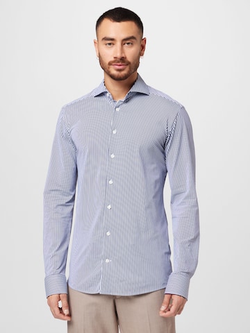 ETON Regular fit Button Up Shirt in Blue: front