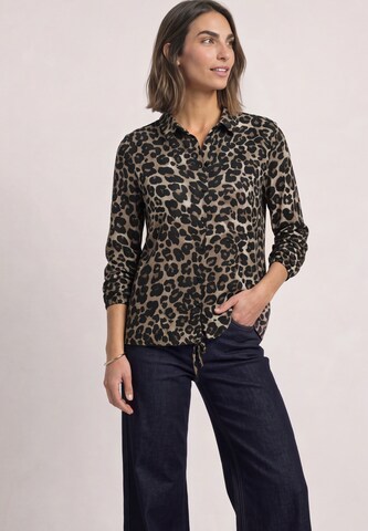 STREET ONE Shirt in Braun: Vorderseite