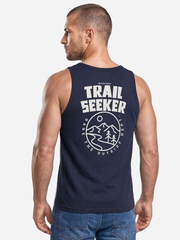 Neverless Shirt 'Trail Seeker'‌ in Blau