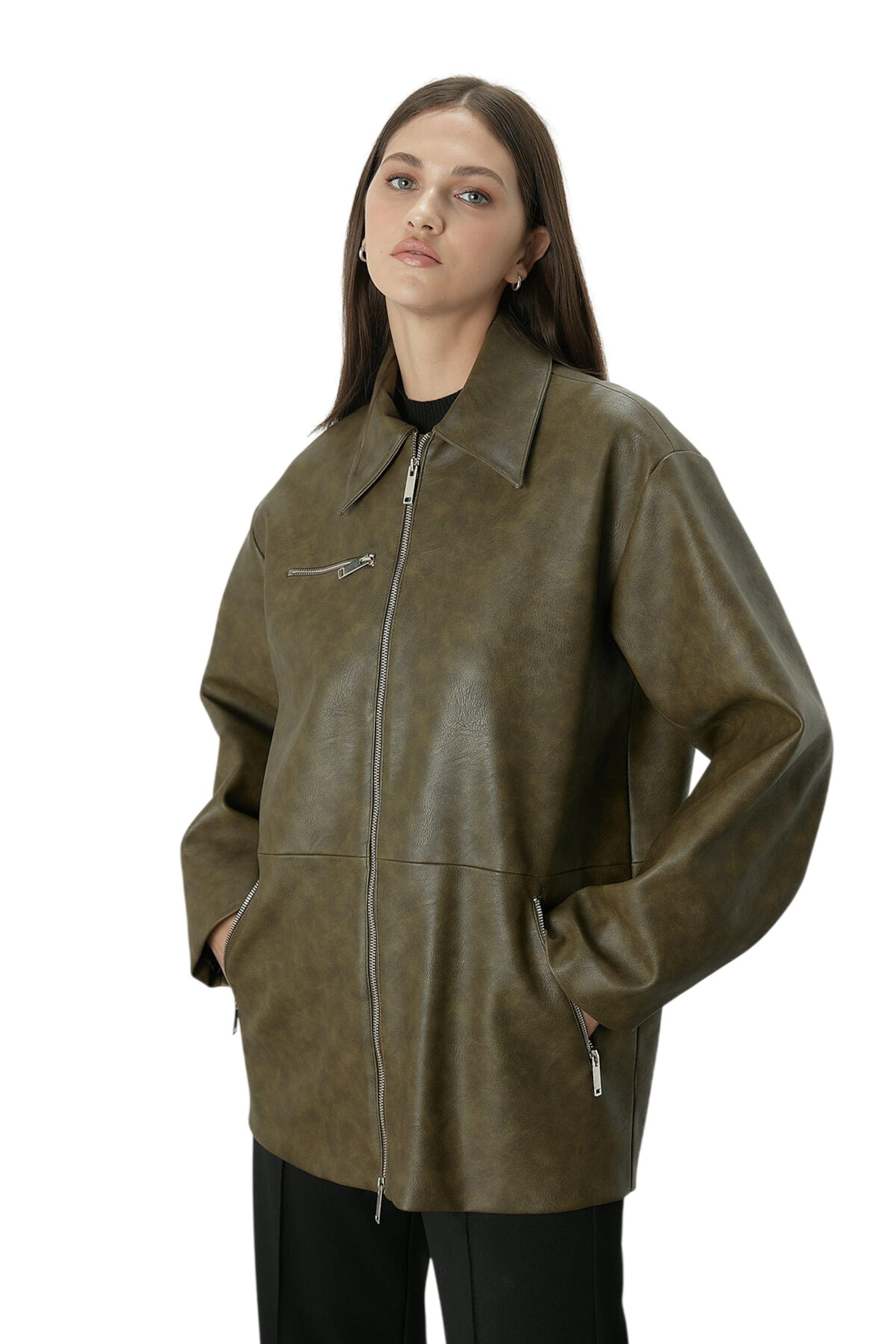 MANUKA Between-season jacket in Green