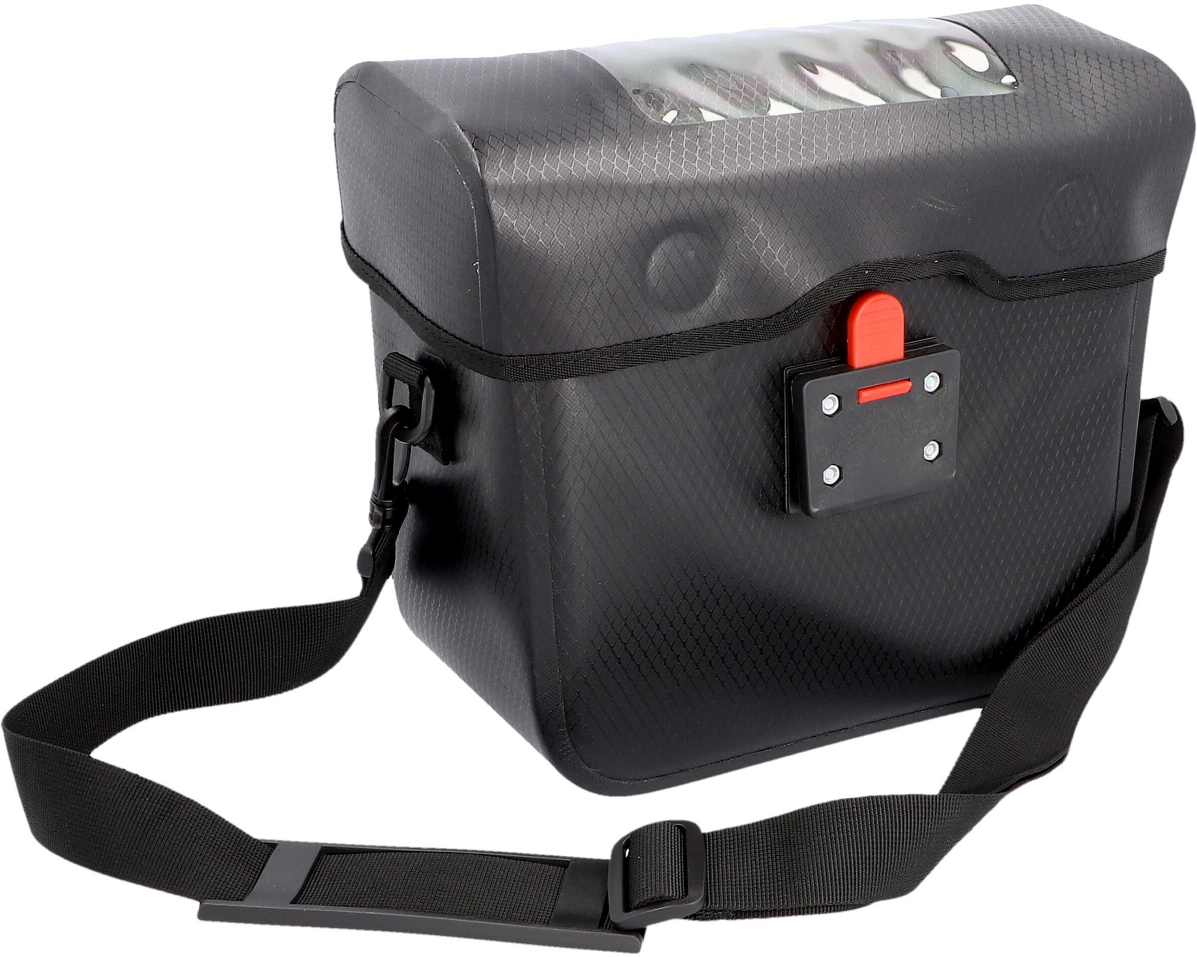 FISCHER Fahrräder Fahrradtasche in Schwarz