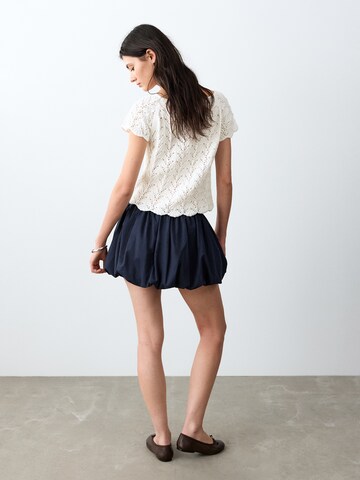 MANGO TEEN Gebreid vest 'ONA' in Wit