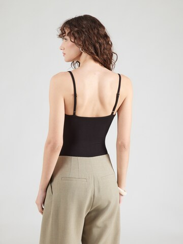 ABOUT YOU Shirt Bodysuit 'Grace' in Black