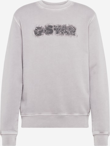 G-Star RAW Sweatshirt in Grijs: voorkant