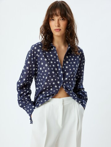 Koton Bluse in Blau