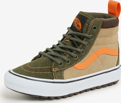 VANS Brīvā laika apavi 'Mte Sk8', krāsa - zaļš / haki / oranžs, Preces skats