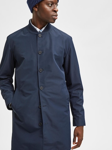 SELECTED HOMME Weatherproof jacket 'RICKY' in Blue