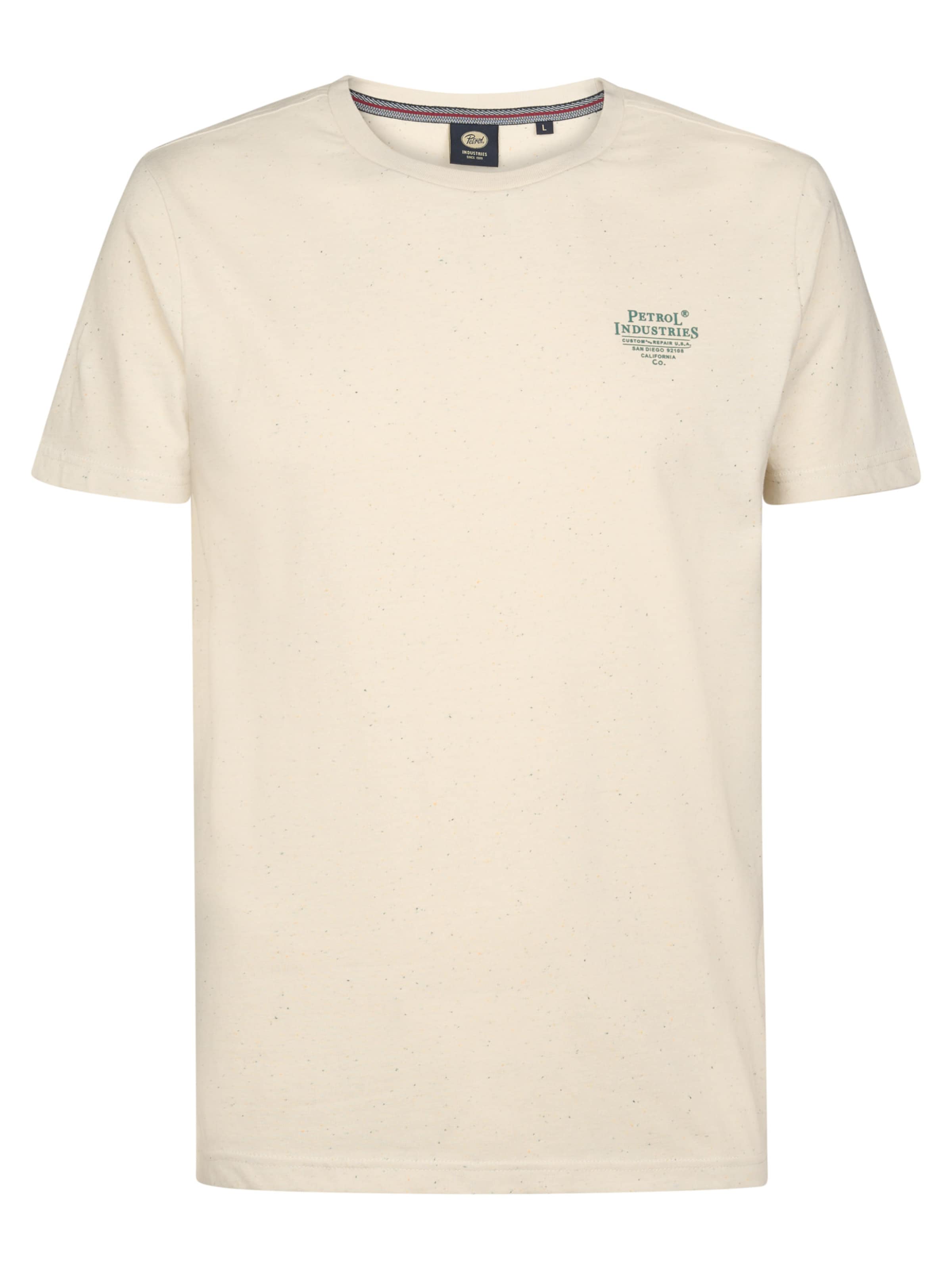 Petrol Industries Shirt 'Cosmos' in Beige: voorkant