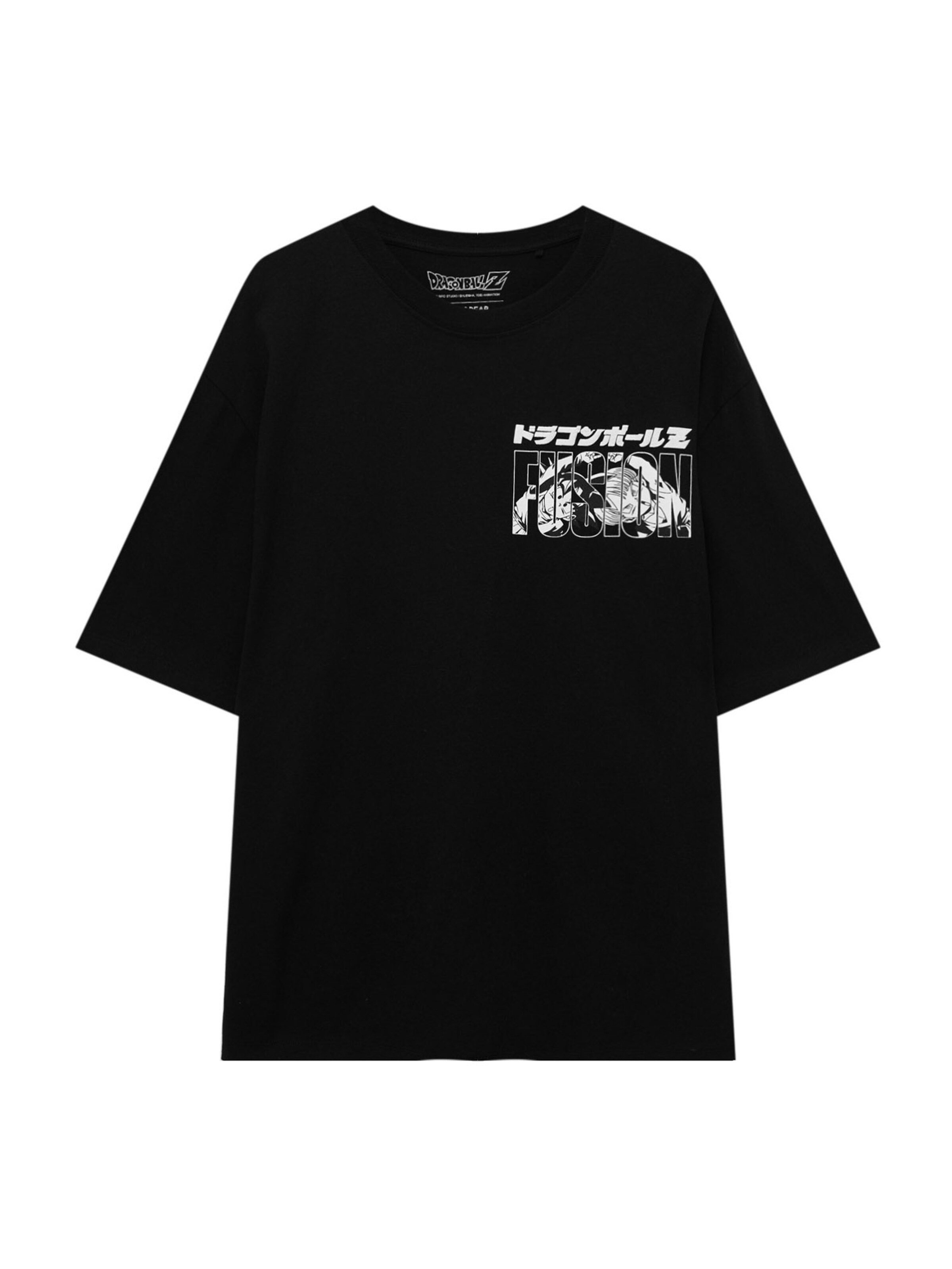 Pull&Bear Tričko - Čierna: predná strana