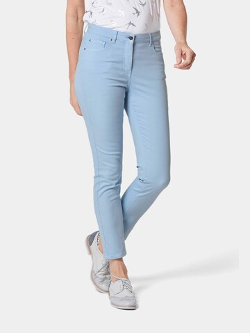 Coupe slim Jean 'Bella' Goldner en bleu