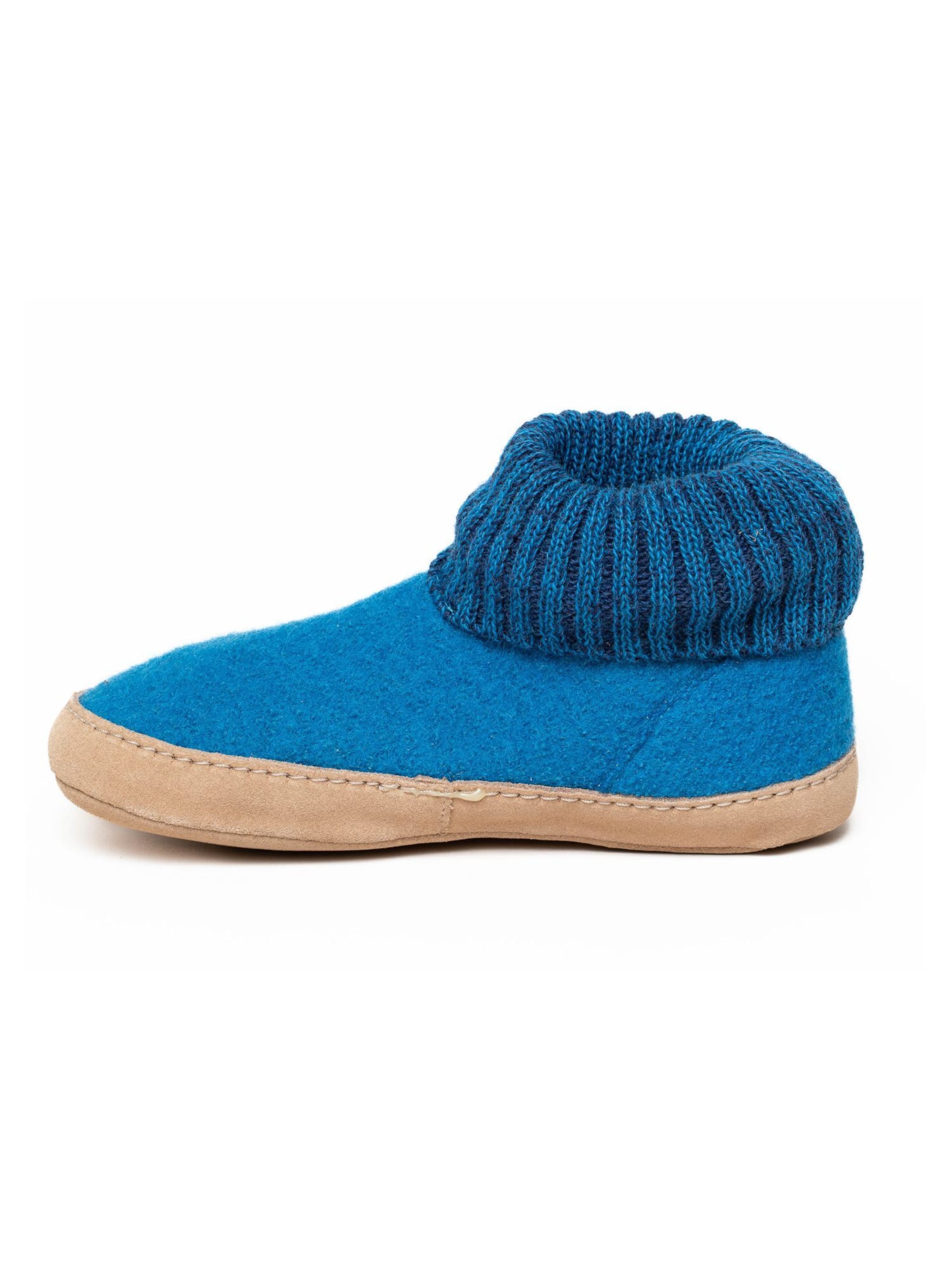 Gottstein Slippers 'Hüttenschuhe Dakota' in Blue