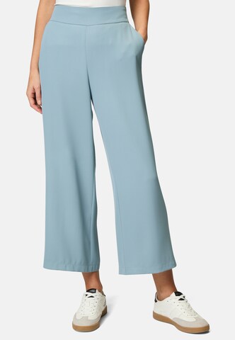 zero Wide leg Broek in Blauw: voorkant