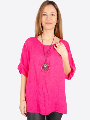 Seasons of April Blouse 'Lina' in Roze: voorkant