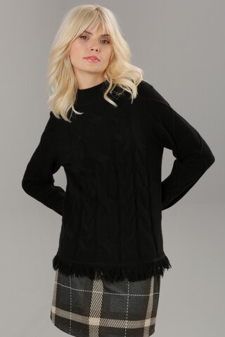 Aniston SELECTED Sweater in Black: front