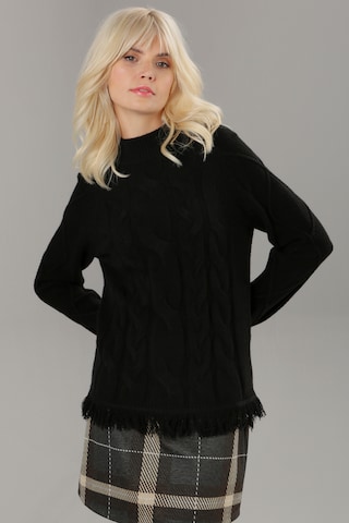 Aniston SELECTED Sweater in Black: front