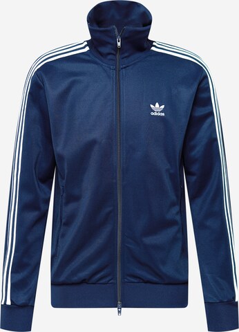 Hanorac 'Adicolor Classics Beckenbauer Primeblue' de la ADIDAS ORIGINALS pe albastru: față