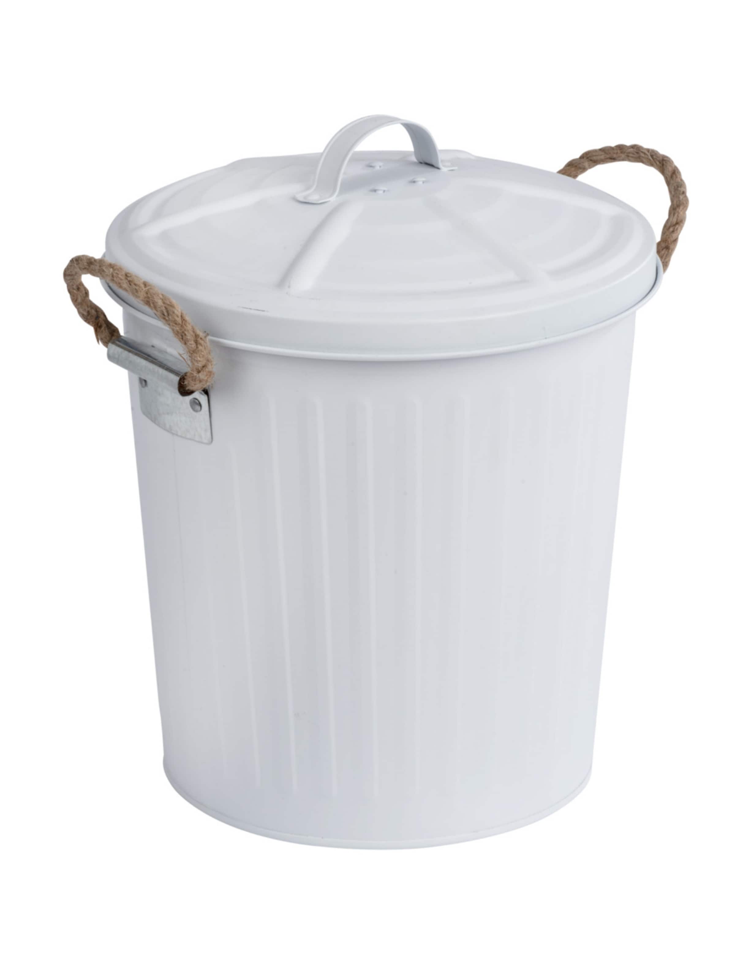 Wenko Kosmetikeimer 'Gara' 6l in weiß, Produktansicht