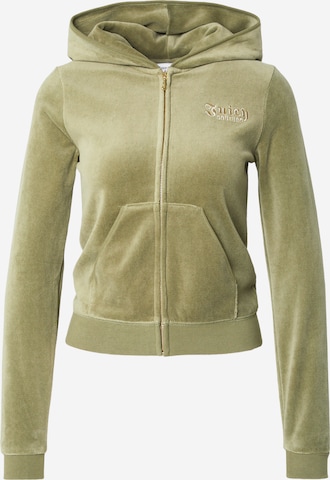Juicy Couture Bluza rozpinana 'REGAL REBELLE ROBYN' w kolorze zielony: przód