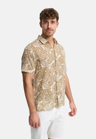 Coupe regular Chemise ' Malve ' INDICODE JEANS en beige
