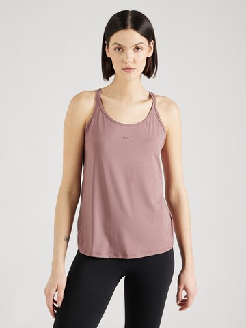 NIKE Sporttop 'ONE CLASSIC' in Braun: predná strana