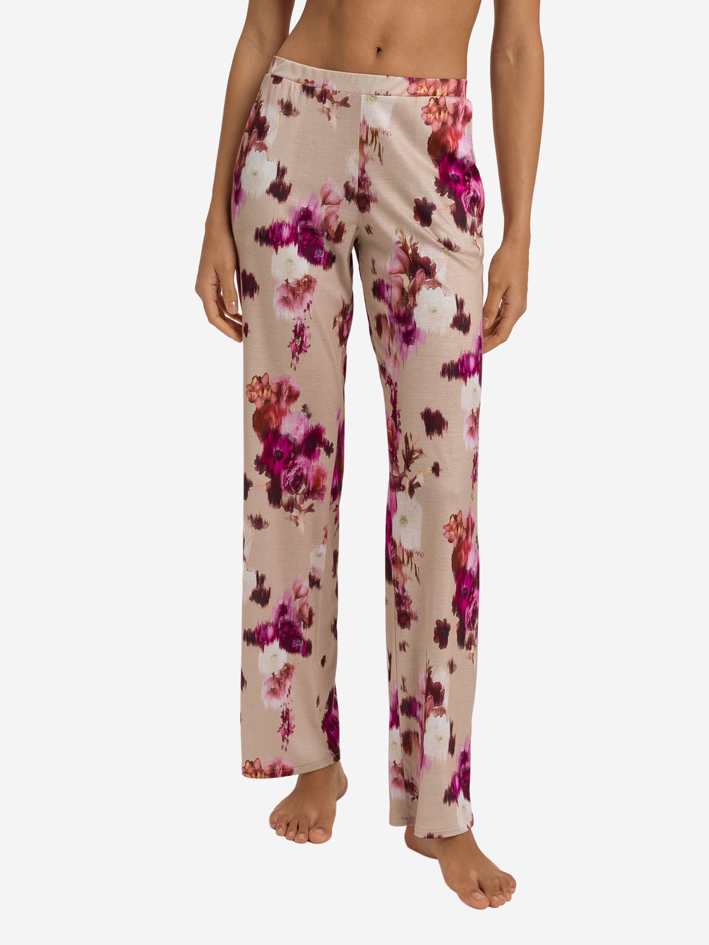 Pantalon de pyjama 'Olivia' Hanro en beige : devant