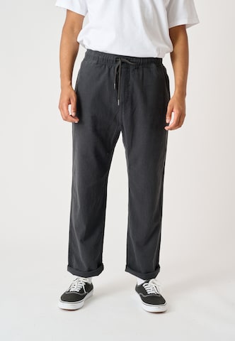 Cleptomanicx Pants 'Steezy Linen' in Grey: front