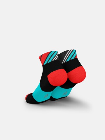 INCYLENCE Athletic Socks 'LADDERS SHORT' in Red